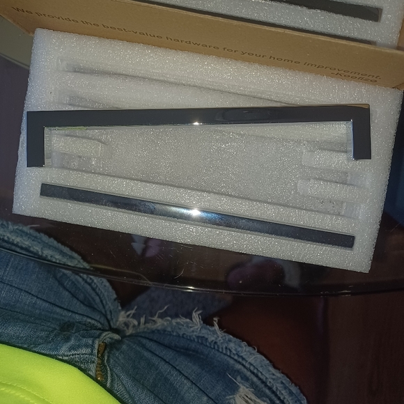 New Square Chrome knobs - Picture 3 of 3